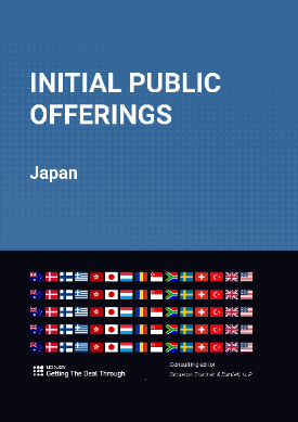 Getting the Deal Through - Initial Public Offerings 2023: Japan